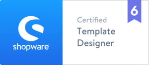 Logo von Zertifikat Shopware Template Designer