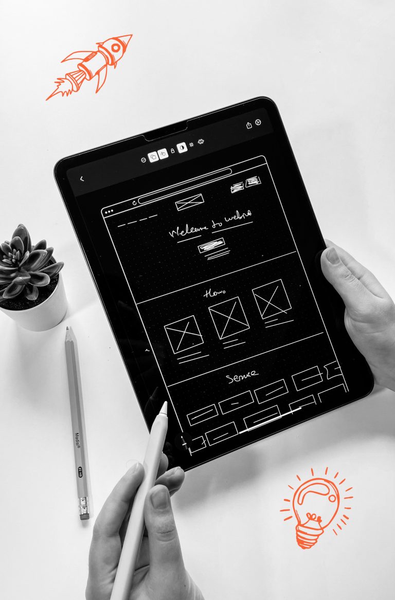 Tablet mit Zeichnung für eine bessere User Experience