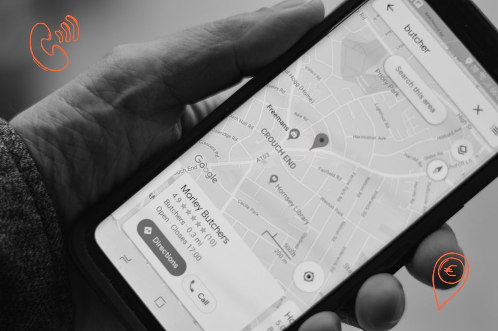 Google Maps auf Smartphone
